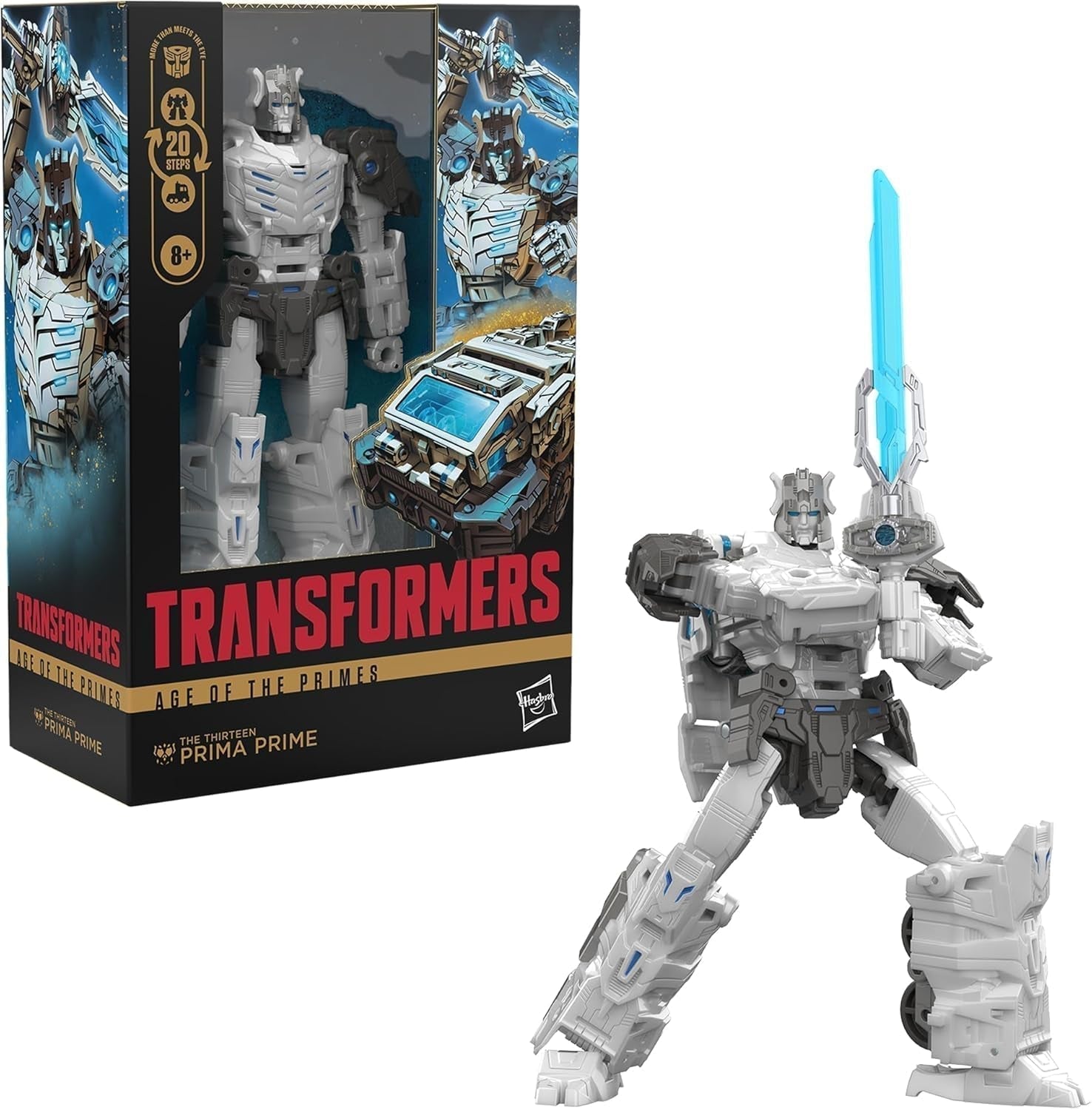 Transformers Age of the Primes Voyager Class the Thirteen Prima Prime, action figure trasformabile Action figures Naty Shop