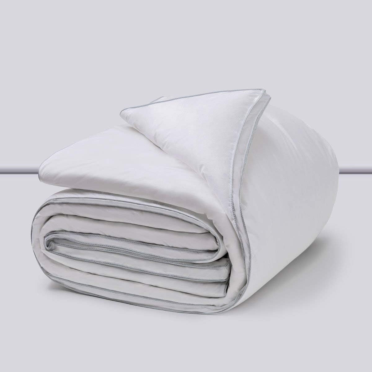 Platino, piuma d'oca, 300 G/M², 240 X 220 Cm, bianco (bianco) Piumini e trapunte Naty Shop