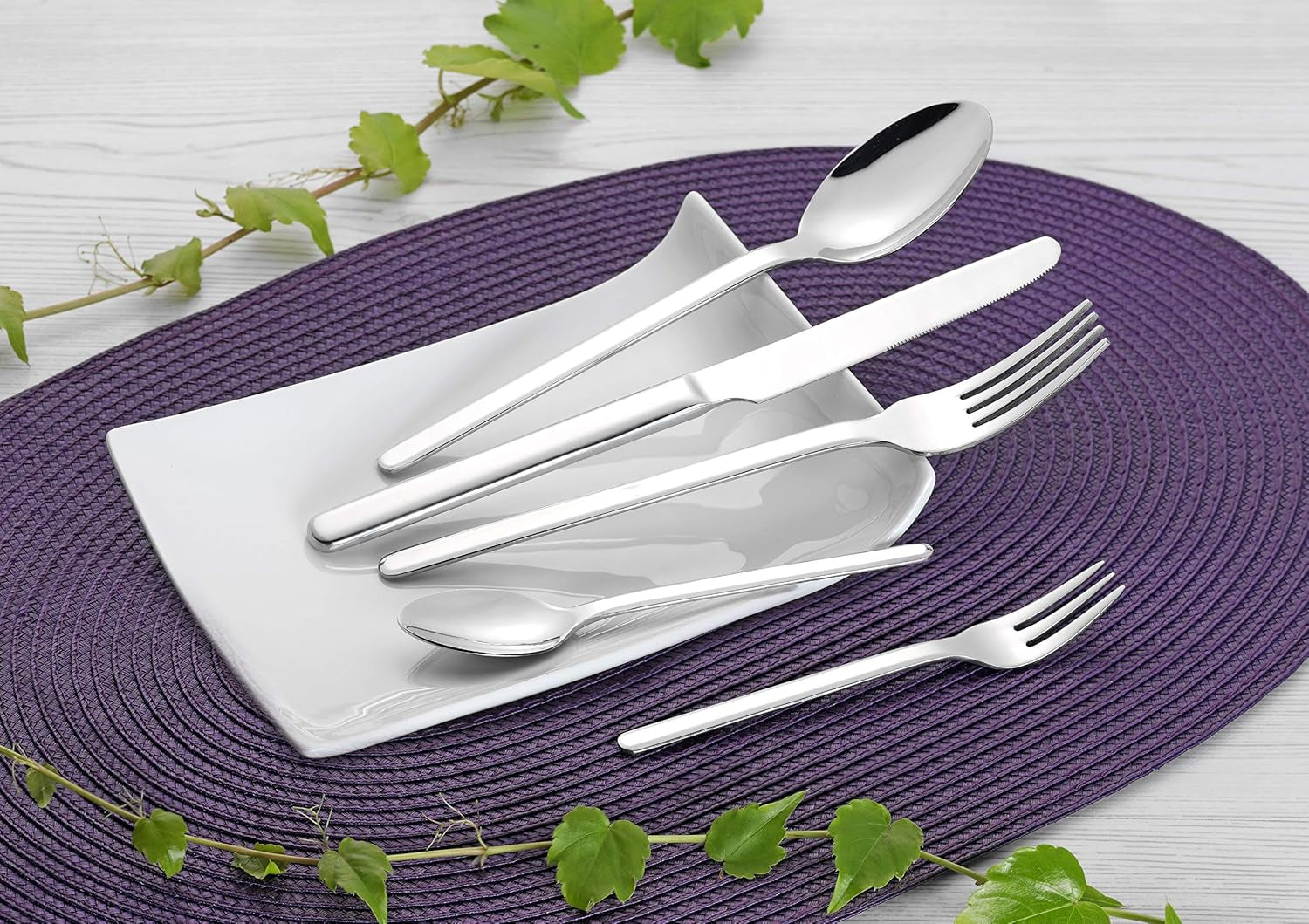 Set posate Bettina lucide lucide 30 pezzi Kitchen Naty Shop