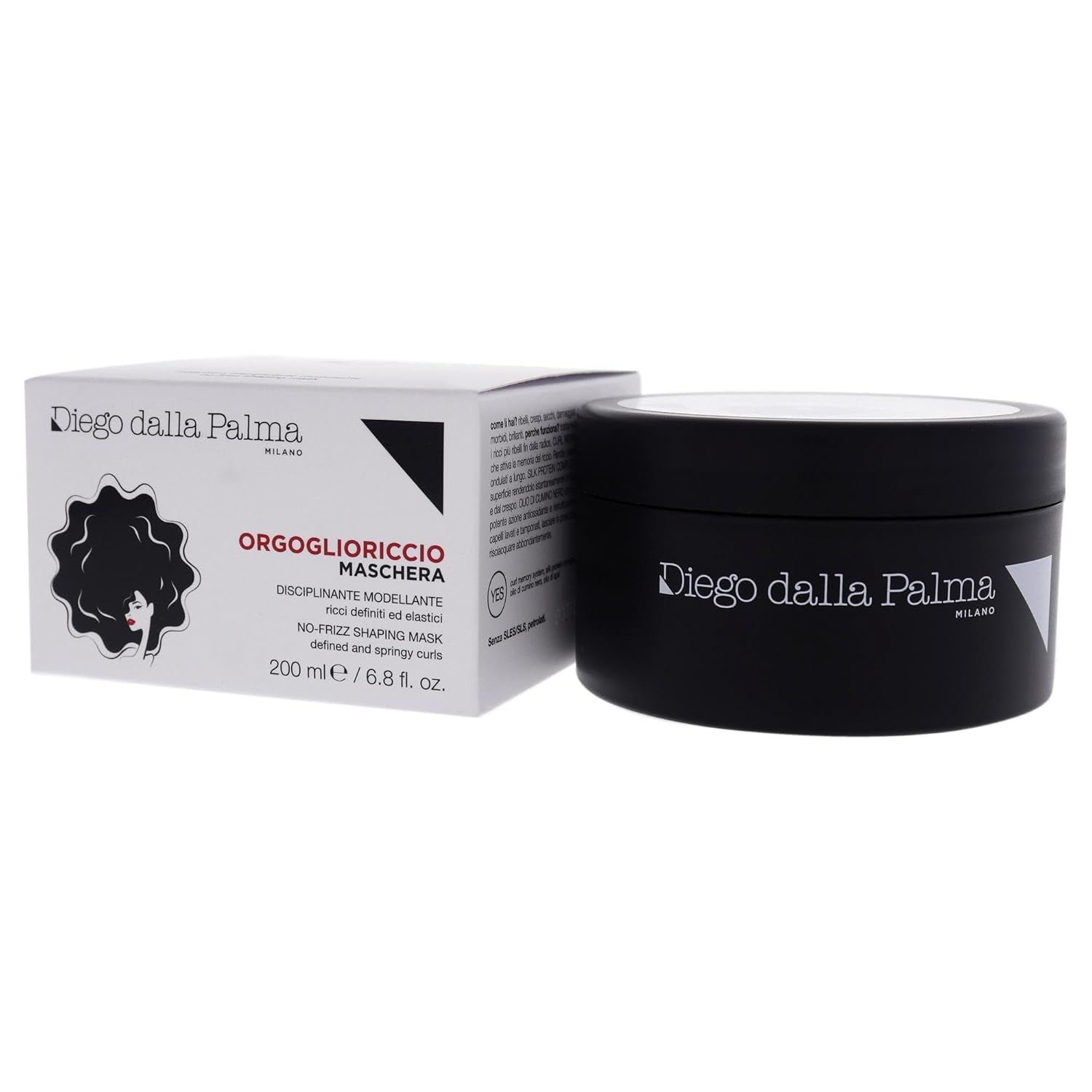 Orgoglioriccio Mask 200ml disegno governativo Maschera per capelli Naty Shop