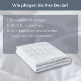 Coperta ponderata Gradi di comfort 135X200Cm 7Kg, coperta terapeutica antistress in cotone 100%, coperta pesante Coperta ponderata per adulti Può migliorare il sonno e ridurre lo stress Gradi di comfort Letti e coperte