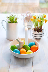 Heitmann Egg Dyes Bright Colors - 4 flaconi di tintura all'uovo (giallo, arancione, verde, blu), 2 esaltatori di colore, 4 sacchetti di tintura, 4 clip