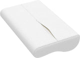 Bonmedico Cuscino ergonomico grande - Cuscino ortopedico di supporto per il collo - Cuscino per il collo per chi dorme sul fianco e sulla schiena - Cuscino in memory foam - Cuscino per dormire per adulti - Regali benessere Cuscini ortopedici cervicali Naty Shop