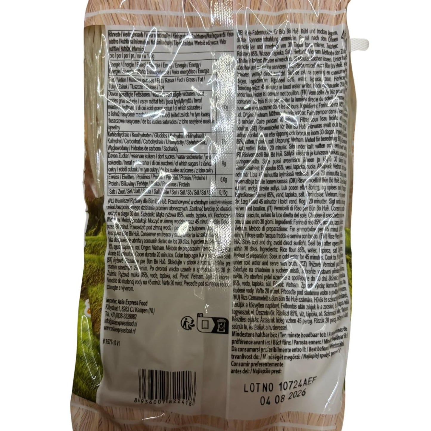 BAMBOO TREE - Spaghetti di riso Bun Bo Hue - (1 X 400 G)