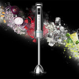 Cecotec Hand-Mixer Powergear 1500 - Klingen Aus Titanium Beschichtung, 21 Geschwindigkeitsstufen, 1500 W, Inklusiv Glas Mit Deckel. (Schwarz und Edelstahl, XL) Cucina Naty Shop