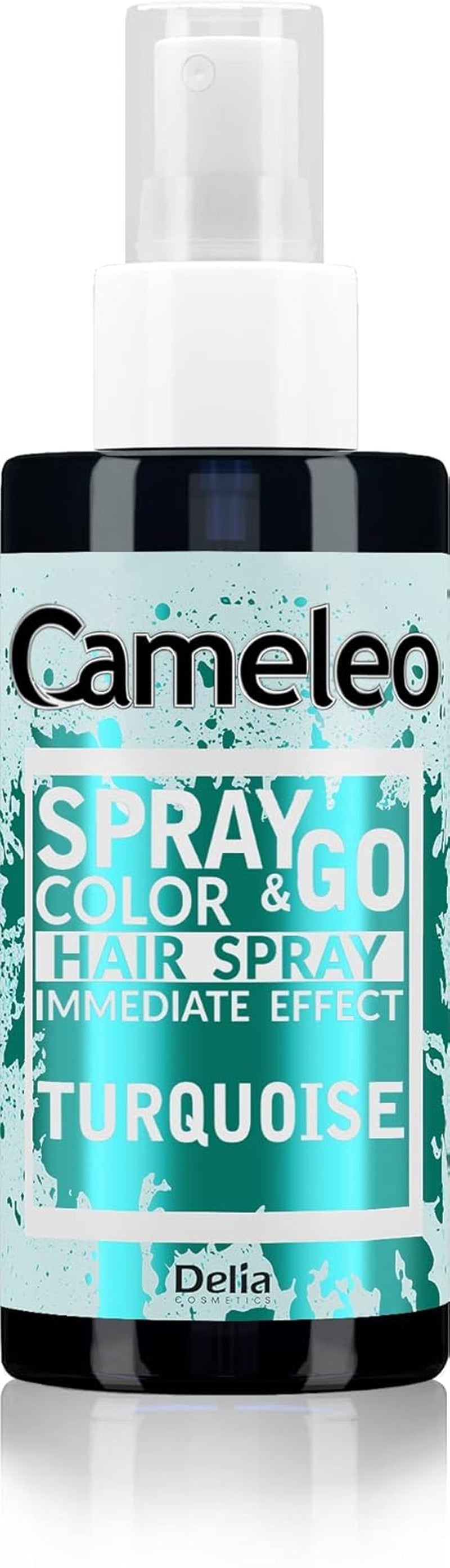 Cameleo - Spray & Go - tinta spray per capelli - viola - per capelli biondi, biondo platino e grigi - basta spruzzare e via - semipermanente - risultato immediato - tinta spray carnevale - 150 ml Naty Shop Tintura Per Capelli Turchese 150 G (1 confezione)