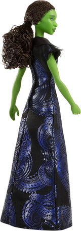 Mattel Wicked: for Good Singing Elphaba Fashion Doll della Universal Pictures con vestito staccabile ispirato al film canta "for Good" in inglese, JFM09