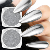 White Pearl Chrom Nagel Pulver, Irisierendes Aurora Pulver Metallic Spiegel Effekt Glitter Pulver Pearlescent Eis Transparent Meerjungfrau Pigment Perle Glitter Staub für Nail Art Dekoration