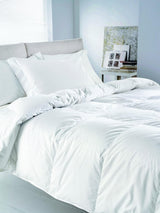 Nottetempo, trapunta in piuma d'oca, letto singolo, 205 X 155 X 2 Cm, Bianco Piumini e trapunte Naty Shop