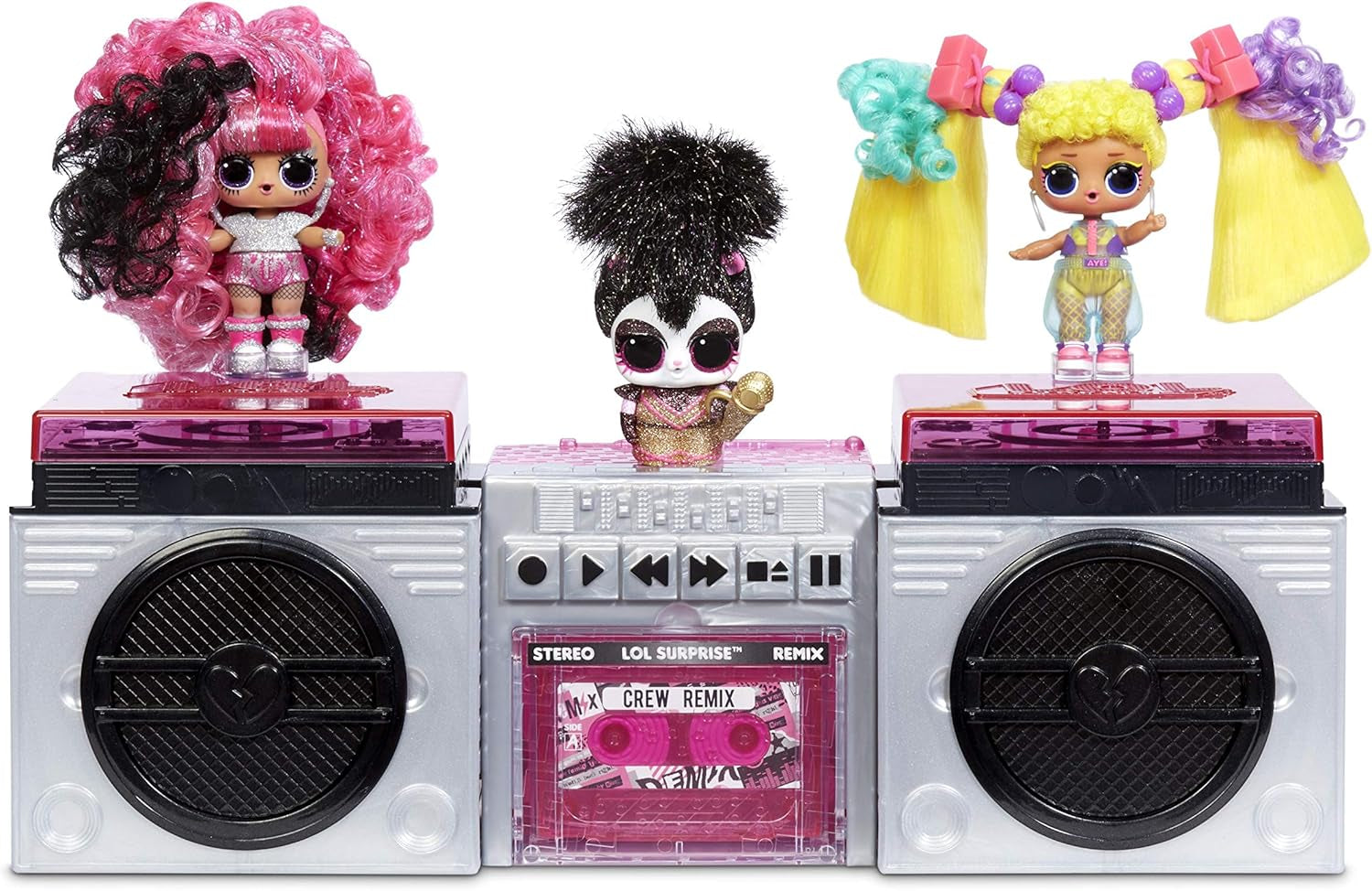 LOL Sorpresa! 567080E7C Remix Pets - Oggetto da collezione - 9 sorprese con peli naturali, accessori e testi a sorpresa