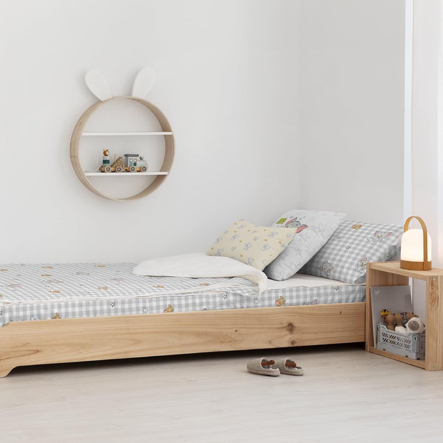 Non ancora Trapunta 100% cotone, fantasia Tom Jerry Vichy, per letti larghi 90 cm (90 X 200 cm) Trapunte e trapunte Naty Shop