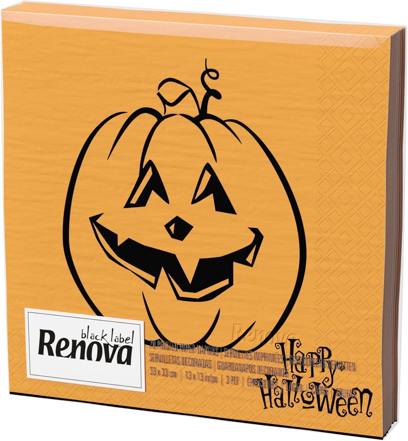 Rinnova i tovaglioli di Halloween - 20 tovaglioli di carta