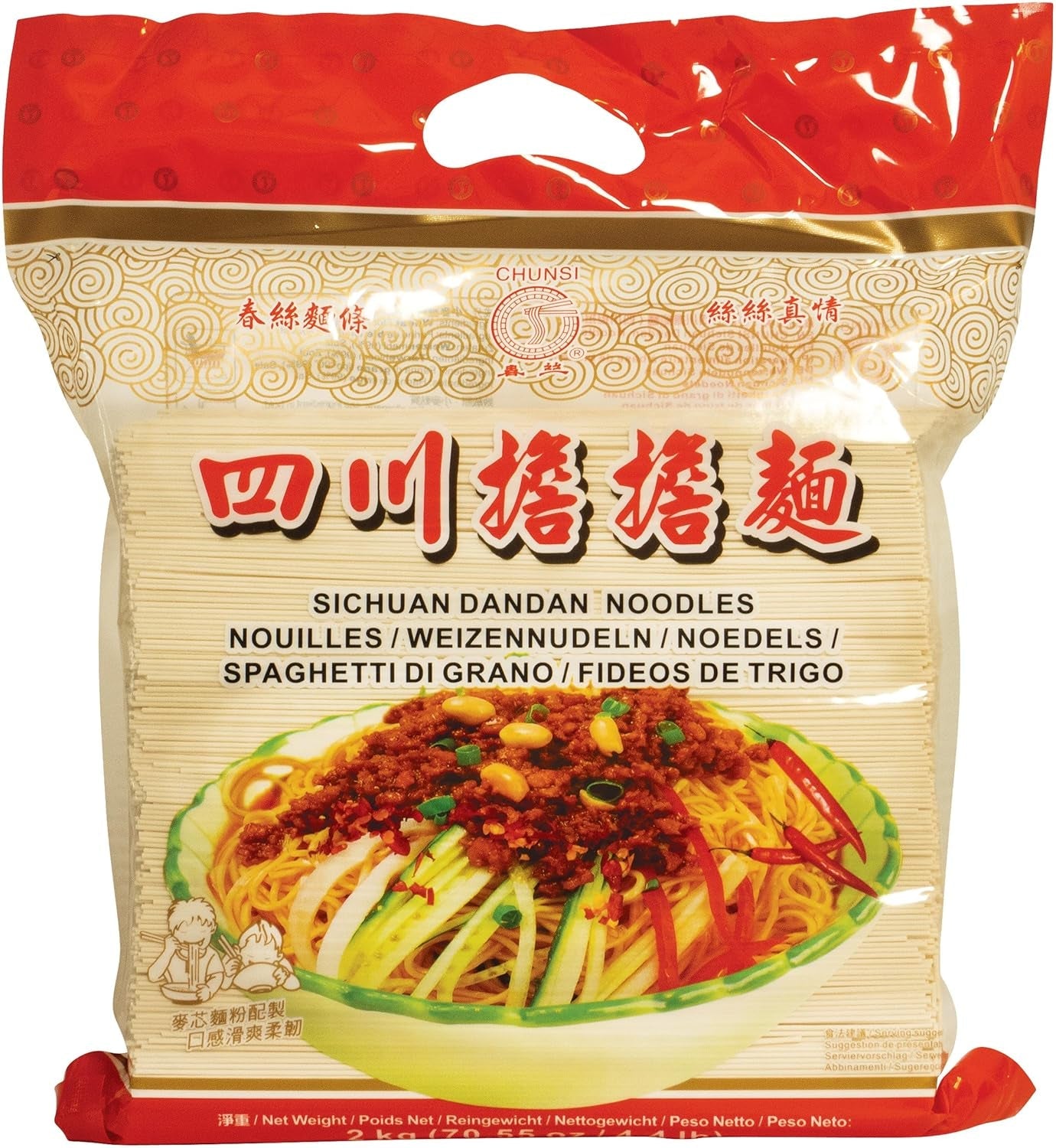 Tagliatelle di grano Sichuan, 1 confezione (1 x 2 kg)