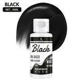 Colori dolci al cioccolato per cioccolato - 60 ml Colori dolci al burro per fondente, decorazioni per torte, dolci - Colorante alimentare fluido per burro di kakao, crema al burro, torta (nero) Naty Shop