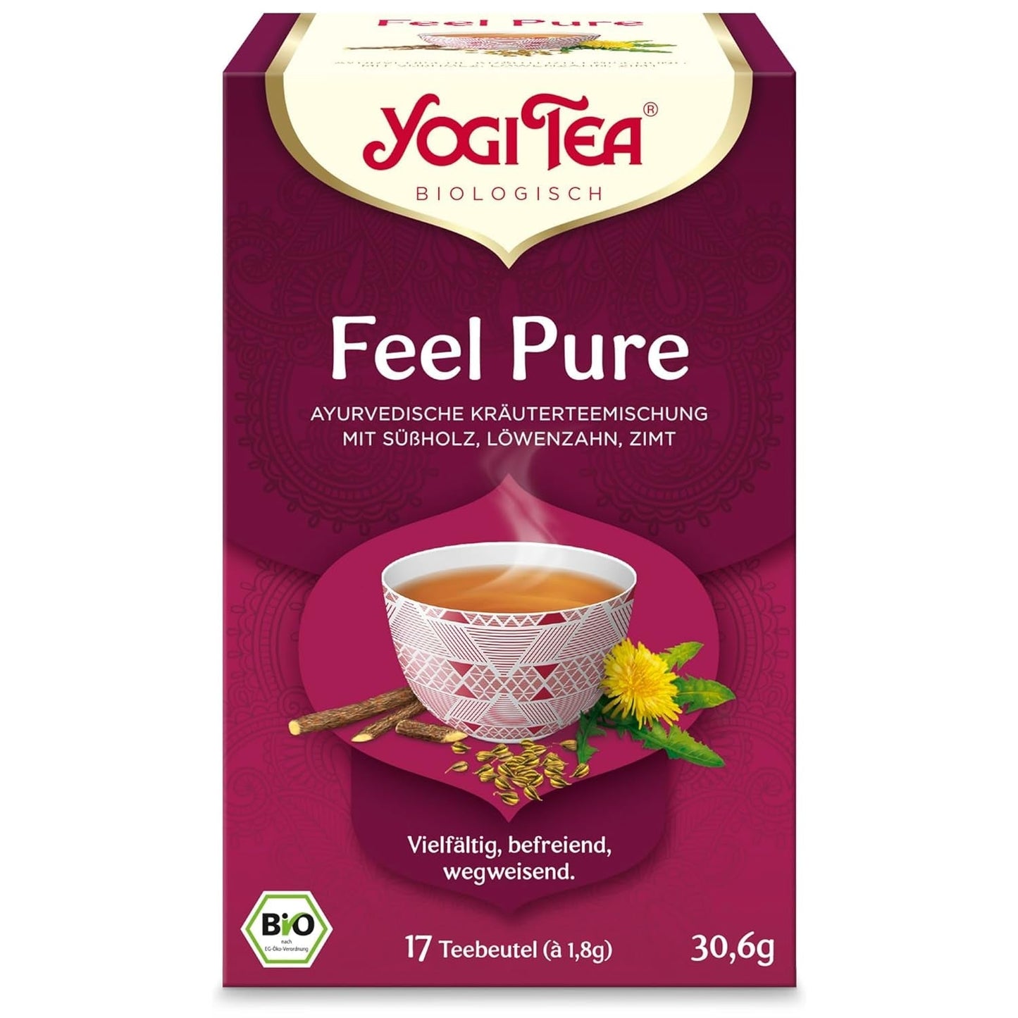 Yogi Tea Alpha Bio Detox, 17 bustine, 30,6 g
