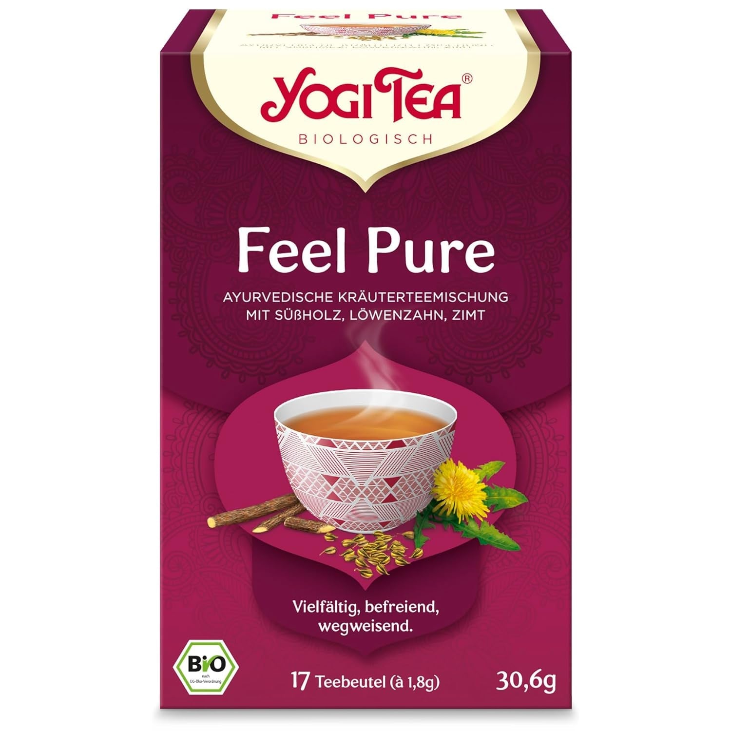 Yogi Tea Alpha Bio Detox, 17 bustine, 30,6 g