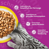 Whiskas 7+ Cibo umido per gatti Selezione di Pollame in Salsa 24 x 85 g (2 Confezioni) - Cibo umido di alta qualità a partire da 7 anni in 48 buste da porzione