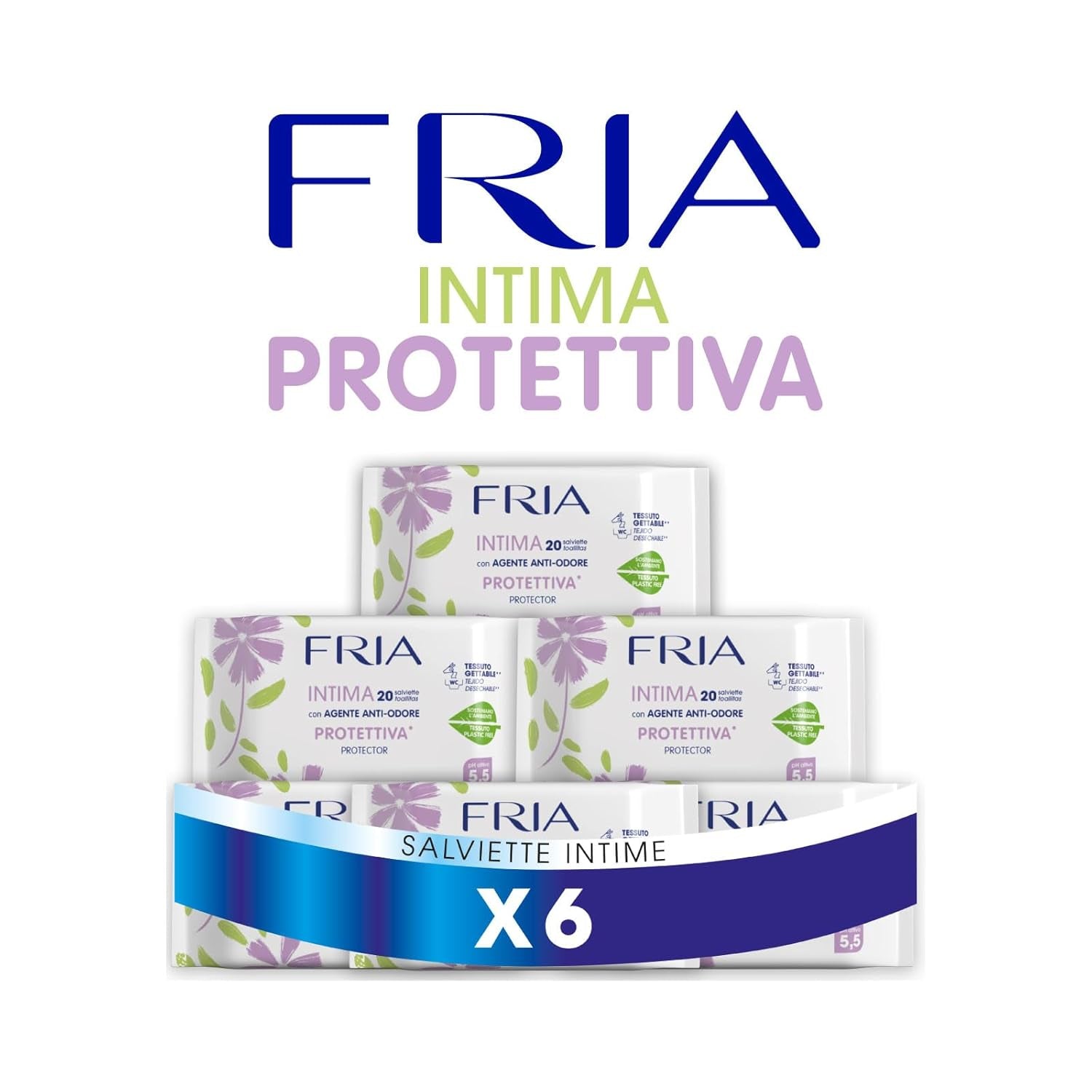 Salviette intime per uso intimo, Inibitore di odori, Testate ginecologicamente, Carta igienica, Dermatologicamente testate, Confezione risparmio da 120 salviette