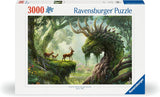 Ravensburger Puzzle 12000808 - Il Drago della Foresta si Risveglia - Puzzle da 3000 pezzi per adulti dai 14 anni in su Puzzle Naty Shop