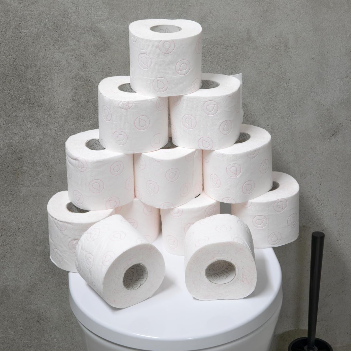 Carta igienica Renova 4 strati bianca decorata profumata - 12 rotoli roll Blanco Decorado Perfumado