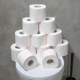 Carta igienica Renova 4 strati bianca decorata profumata - 12 rotoli roll Blanco Decorado Perfumado
