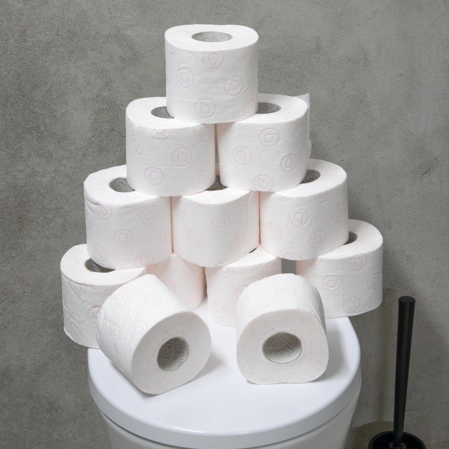 Carta igienica Renova 4 strati bianca decorata profumata - 12 rotoli roll Blanco Decorado Perfumado