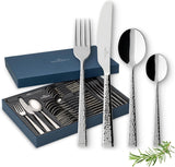 Villeroy & Boch Servizio posate Blacksmith per un massimo di 6 persone, 24 pezzi, acciaio inossidabile