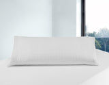 Savel, cuscino antistress con doppia fodera, rigidità media, 105 X 40 Cm Naty Shop cuscini standard Bianco 40X105 Cm