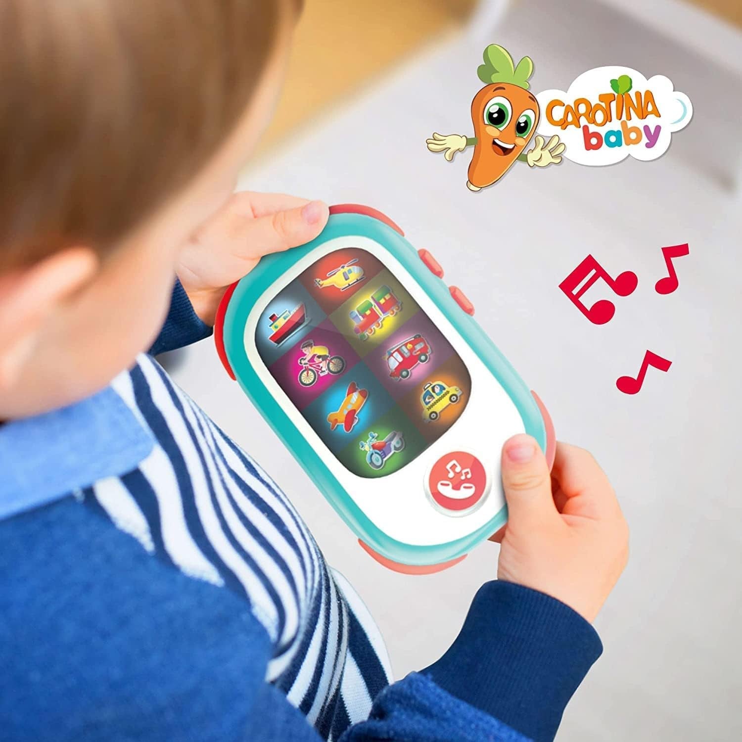 Liscianigiochi 95032 Carotina Baby Smartphone LED, Non applicabile, S Jucarii Bebe Naty Shop