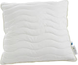 Badenia Trendline Eco Cuscino Aerelle Blu 80 X 80 Cm, bianco, certificato Oeko-Tex, prodotto secondo lo standard di qualità tedesco Naty Shop cuscini standard