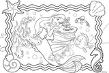 Lisciani - Puzzle DISNEY Ariel - Ricrea e colora le scene delle tue scatole preferite - da 7 anni - PUZZLE GRANDE da 250 pezzi - Incoraggia la destrezza Puzzle Naty Shop