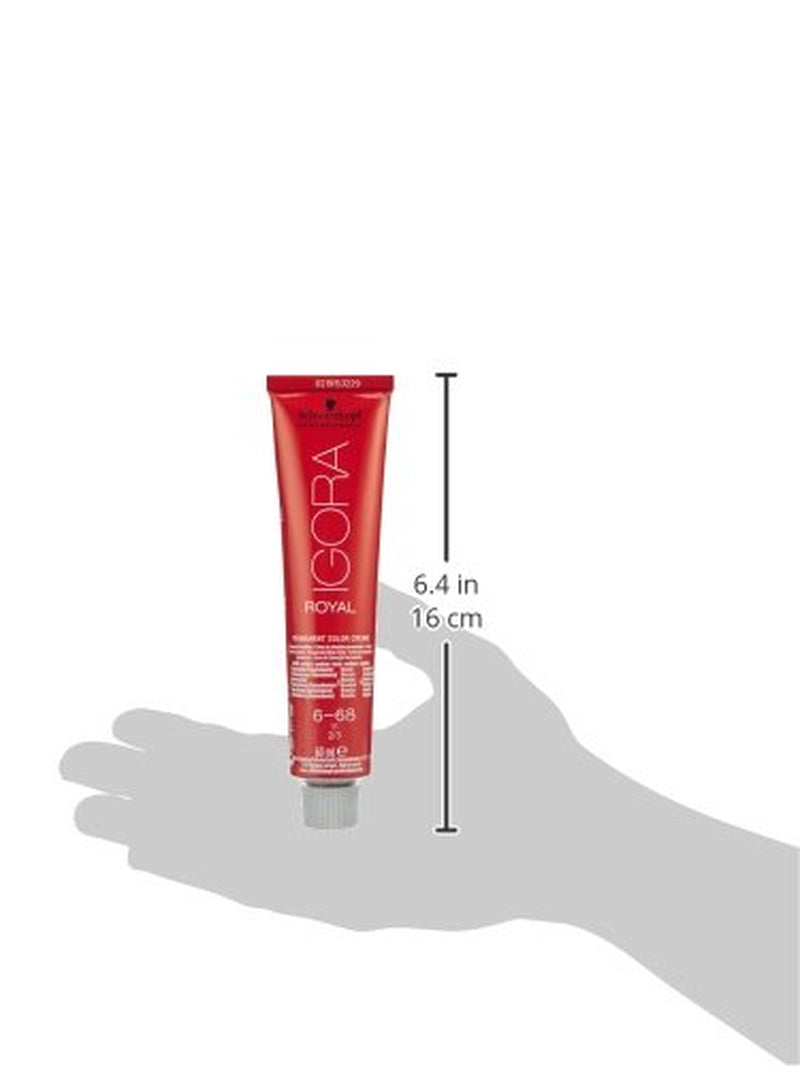 Schwarzkopf IGORA Royal Premium Hair Color 6-68 biondo scuro rosso cioccolato, 1 confezione (1 x 60 g) Tinture per capelli Naty Shop