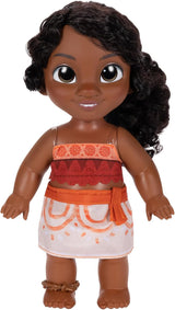 Jakks Pacific Moana 2 Little Sister Simea Doll e Pua Figure Playset alto 27 cm, include 1 vestito per bambola, 1 Pua, 1 mazzo di banane in plastica, consigliato dai 3 anni in su