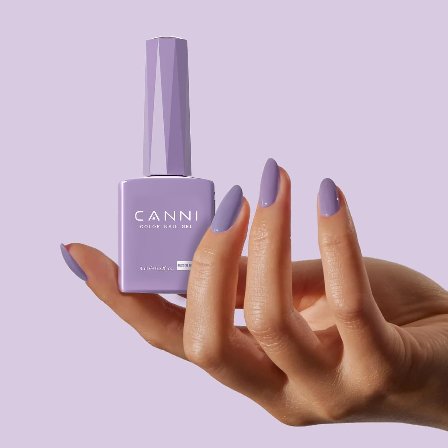 Smalto gel CANNI, semipermanente, viola scuro, smalto, gel UV, impregnante, manicure
