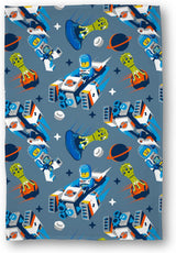 Coperta in pile ufficiale LEGO® City di Character World, morbidissima, calda coperta blu, design Cityspace, perfetta per la camera da letto, il campeggio e per dormire, letti e coperte 100 x 150 cm Besuche den Character World-Store multicolore 100 x 150 cm