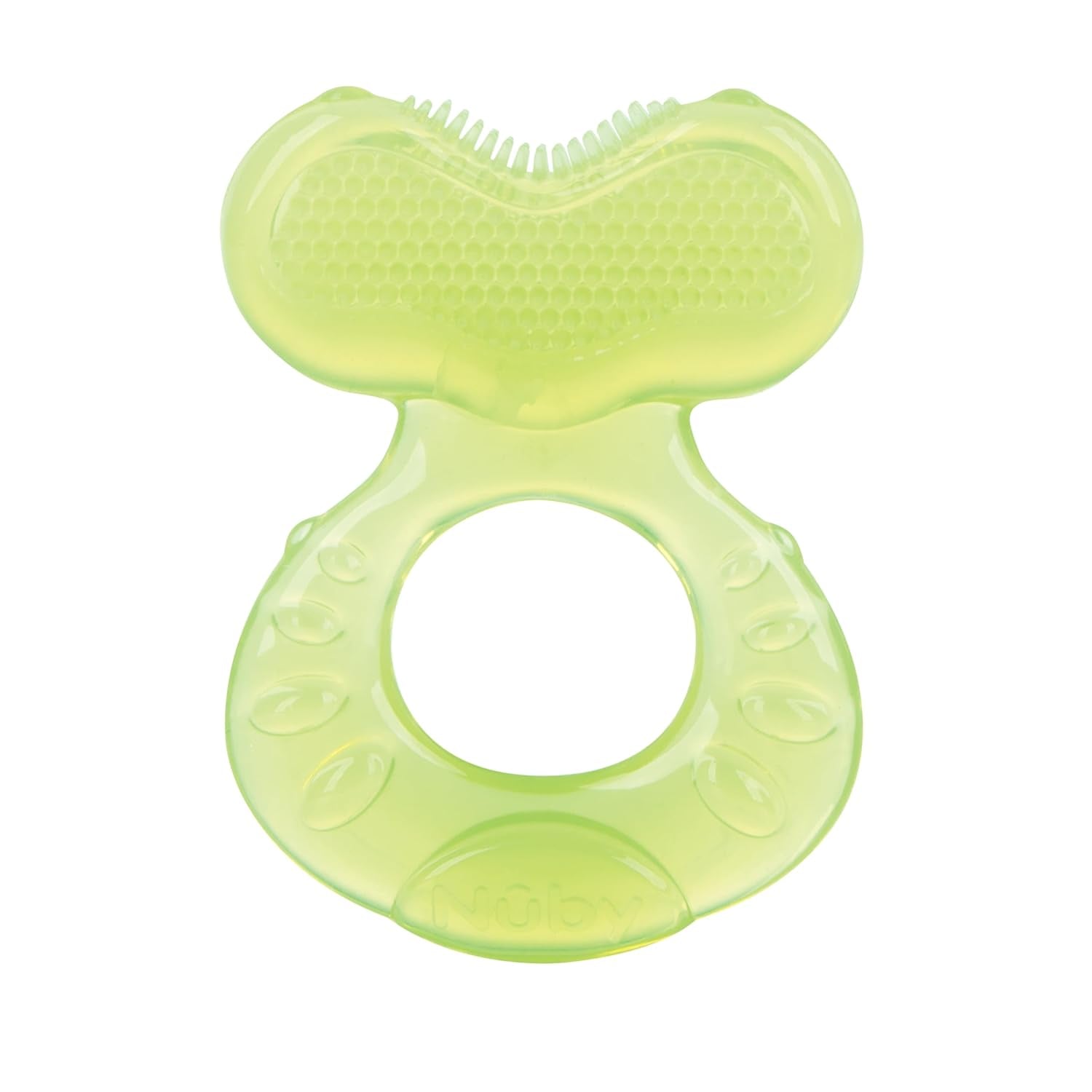 Nuby - Anelli per la dentizione a 3 fasi - 3 Anelli per la dentizione per la stimolazione delle gengive e il sollievo dal dolore della dentizione - Giocattolo per la dentizione del bambino - Senza BPA - 3+ mesi