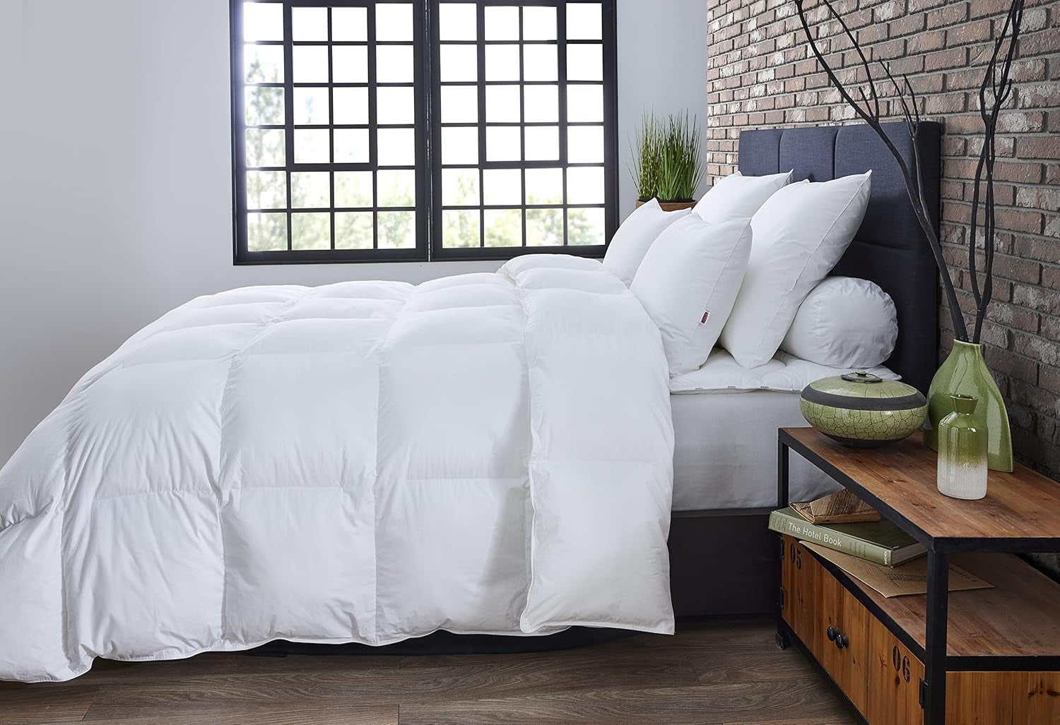 DODO copripiumino cotone bianco 140/200 Trapunte e trapunte Naty Shop