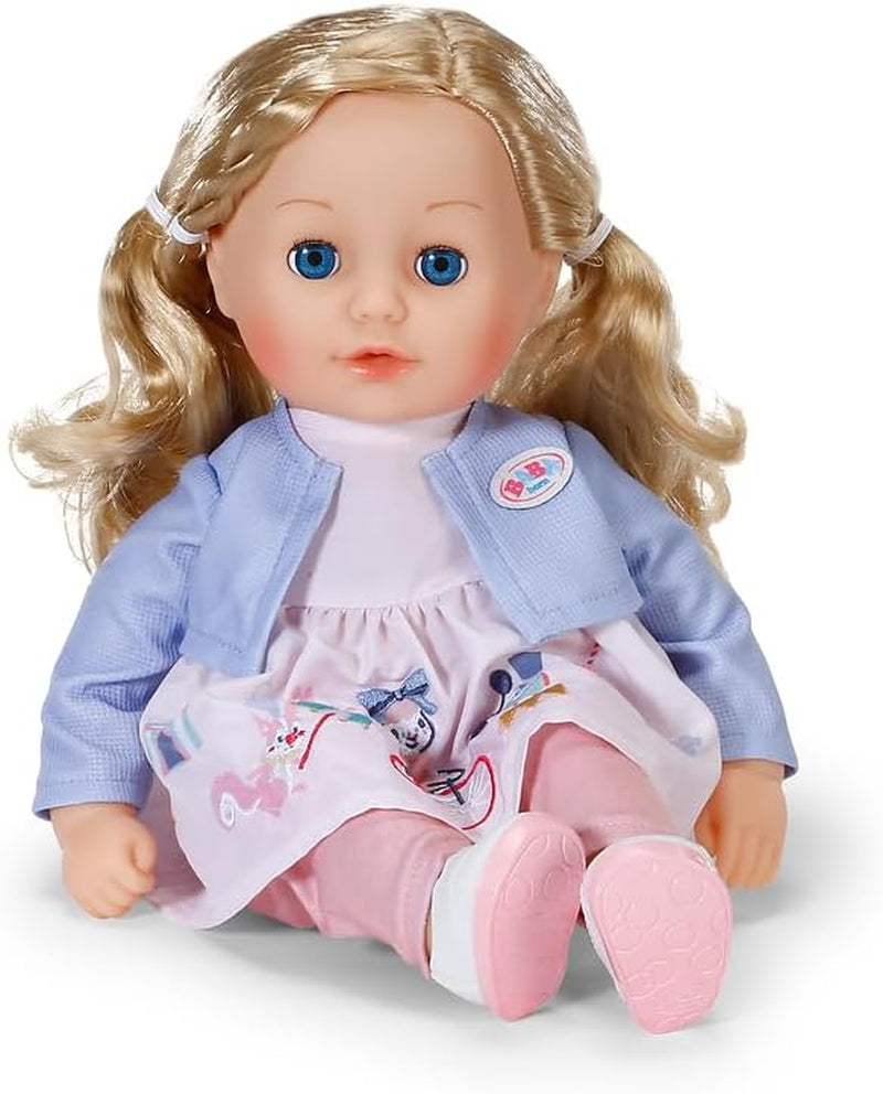 BABY nata Sophia Rose - bambola morbida da 36 cm - Bambola con capelli biondi di alta qualità e occhi assonnati - Adatta a bambini da 1 anno