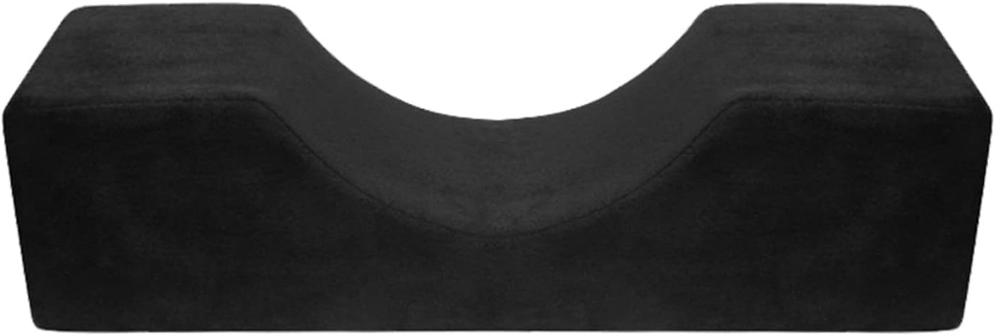Deciniee Cuscino per ciglia a forma di U: Cuscino ergonomico per collo Cuscino per ciglia - Cuscino in flanella Cuscino per estensione ciglia per salone di bellezza domestico Cuscini ortopedici cervicali Naty Shop Nero