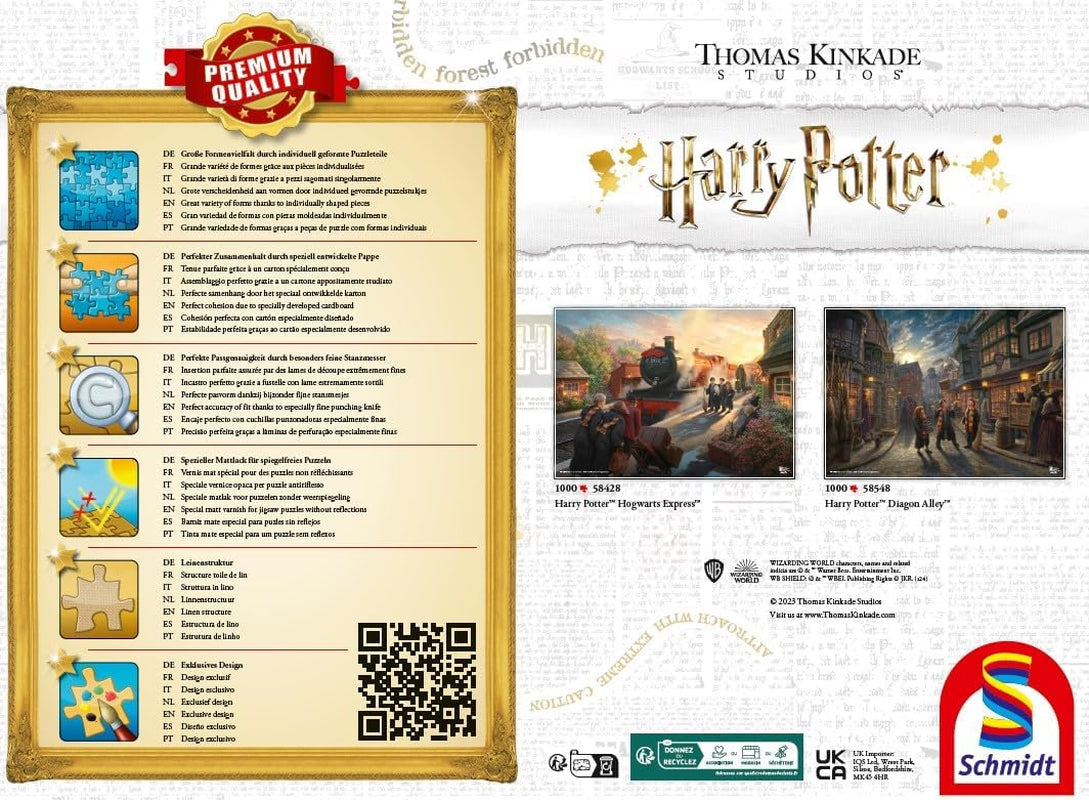 Il mondo magico di Harry Potter Hogwarts Express Puzzle Naty Shop