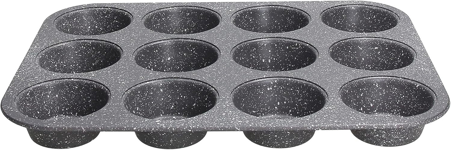Pure Roq Muffinform Für 12 Muffin, Alluminio, Schwarz Stampi e teglie Naty Shop Muffin-Blech