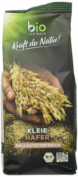 Crusca d'avena biologica Biocentral 1 kg | Pacchetto vantaggioso | Fonte proteica ad alto contenuto di fibre | Naturalmente vegano | Dall'agricoltura dell'UE | Basso contenuto di zucchero