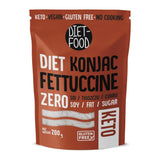 Tagliatelle Shirataki DIET-FOOD Tagliatelle Konjac a basso contenuto di carboidrati e a basso contenuto calorico Alimenti vegani Senza grassi Senza soia Senza glutine Tagliatelle dietetiche solubili in acqua a basso contenuto calorico 200 grammi