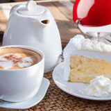 Relaxdays Zucchero e Dolci Caramelle Zucchero Ciotola Rosso 1 Pezzo Coperchio Rotolo in Acciaio Inossidabile Lucido