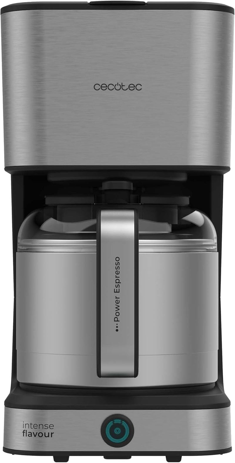 Caffettiera a goccia Cecotec Coffee 66 Drop & Thermo, 950 W, 1,2 L, 10 tazze, tecnologia ExtremeAroma, funzione antigoccia, indicatore del livello dell'acqua, filtro principale riutilizzabile, protezione dal surriscaldamento
