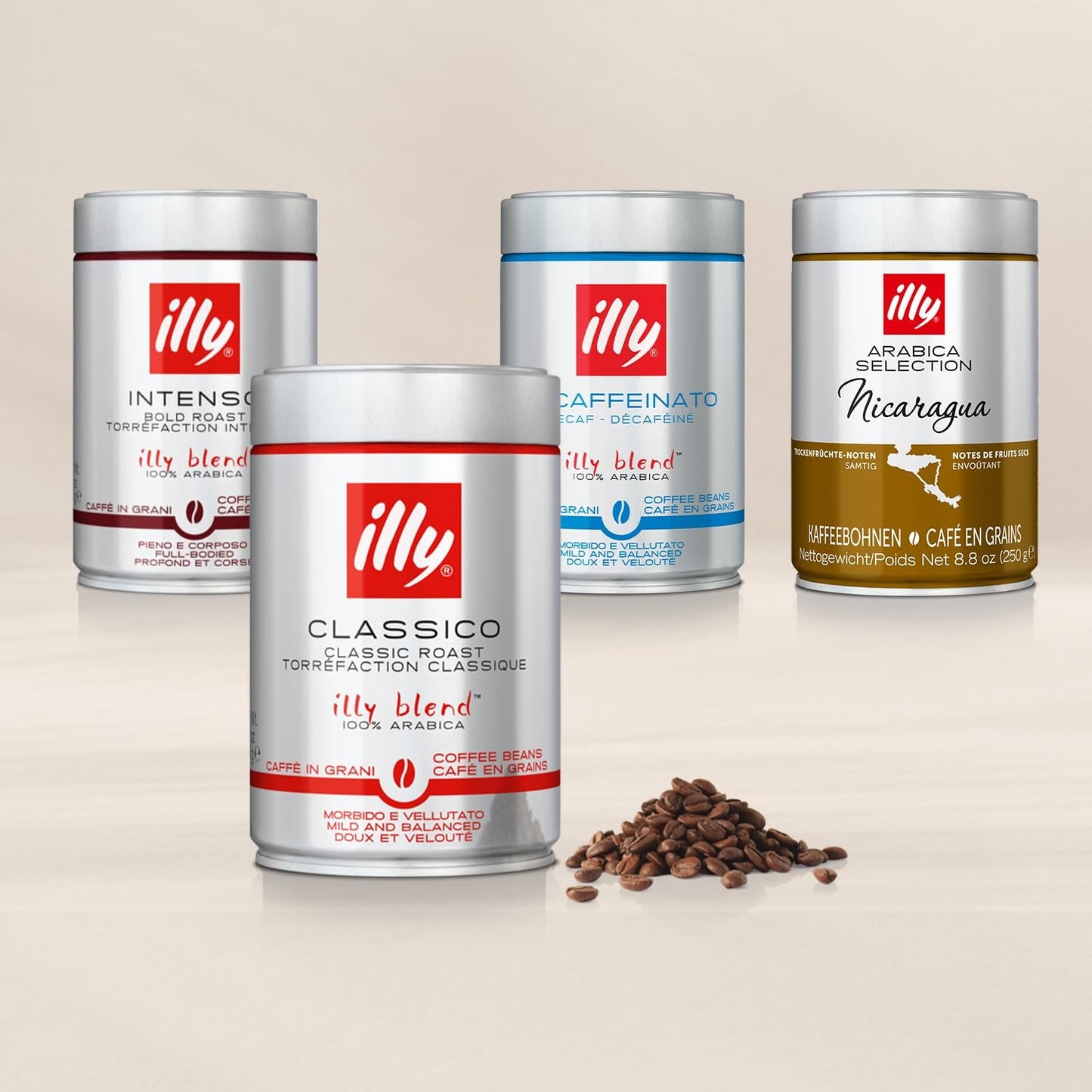 Caffè Illy Arabica Selection Guatemala in grani da macinare, scatola da 250g