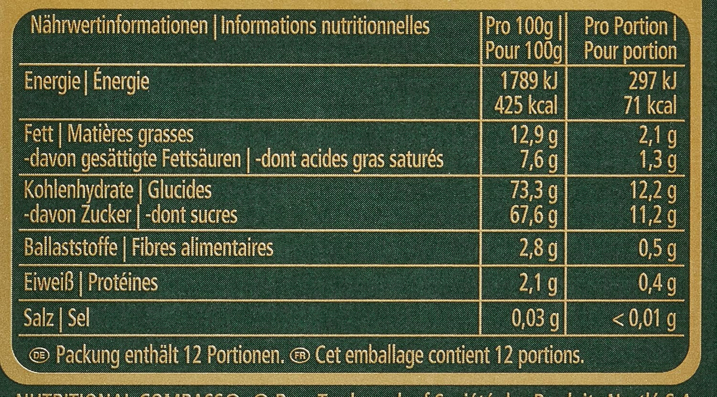 NESTLÉ AFTER EIGHT Quadretti sottili di cioccolato fondente con ripieno di crema alla menta per intenditori, confezione da 5 (1 x 200 g)