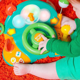 Bright Starts, volante giocattolo, conducente luci e colori, con musica, rumori dell'auto, indicatori, leva del cambio e altro ancora Bebe Naty Shop Toys