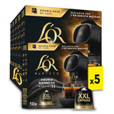 L'OR Barista Kaffeekapseln Ristretto, esclusivo per L'OR Barista Maschinen, confezione da 5, 5 x 10 Kapseln