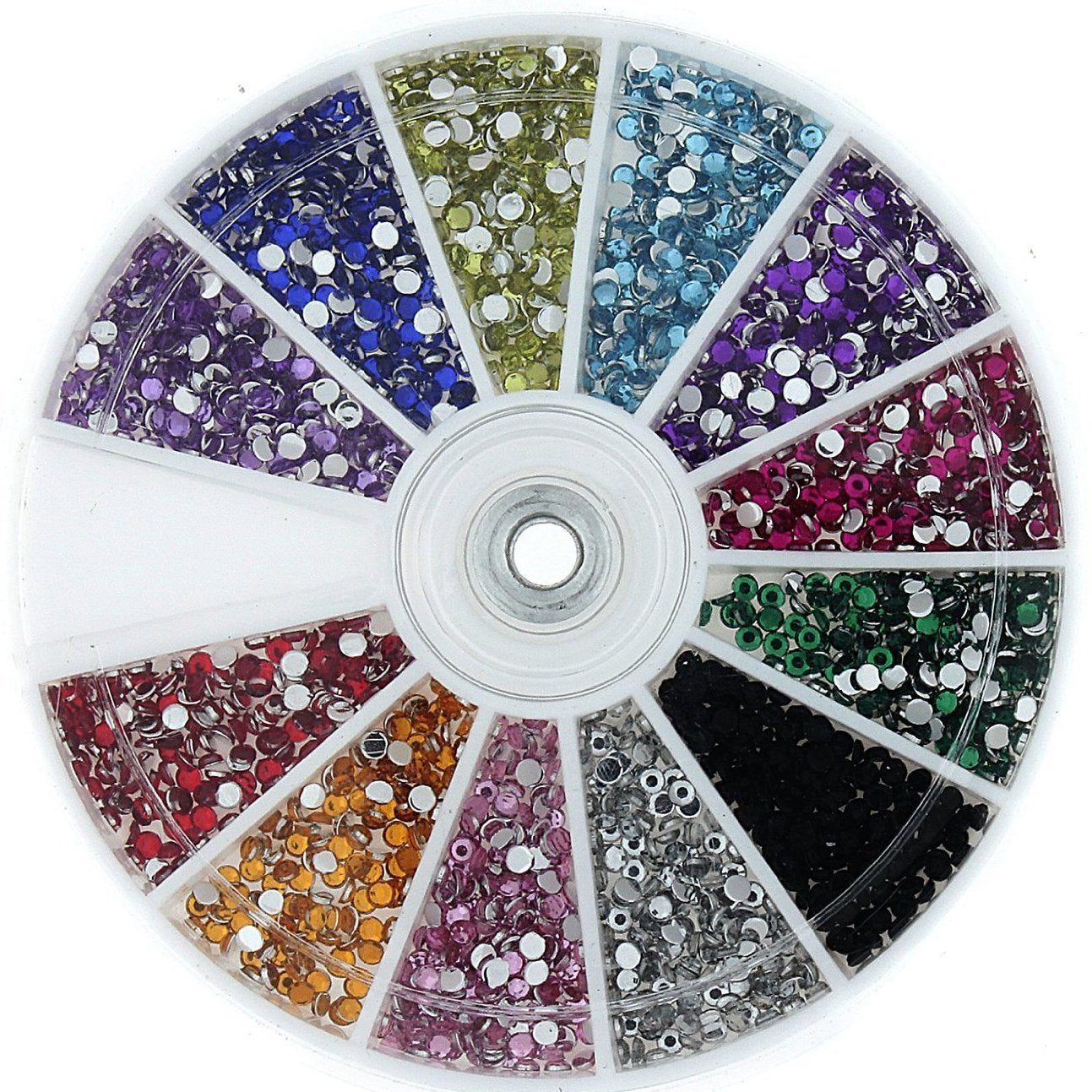 Set di strass per unghie con 1200 pietre preziose di qualità premium - Strass per decorazione di ruote